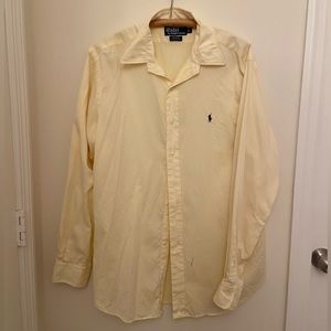 Yellow long sleeve Polo Button Down